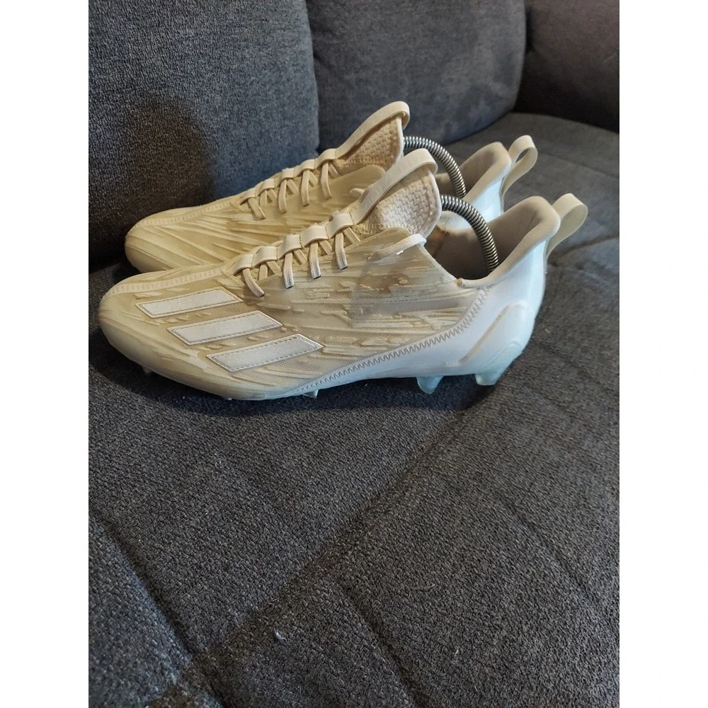 Adidas Adizero 5-Star 7.0 X Primeknit Ivory Gray Cleats ‎ Men's Sz11 Football